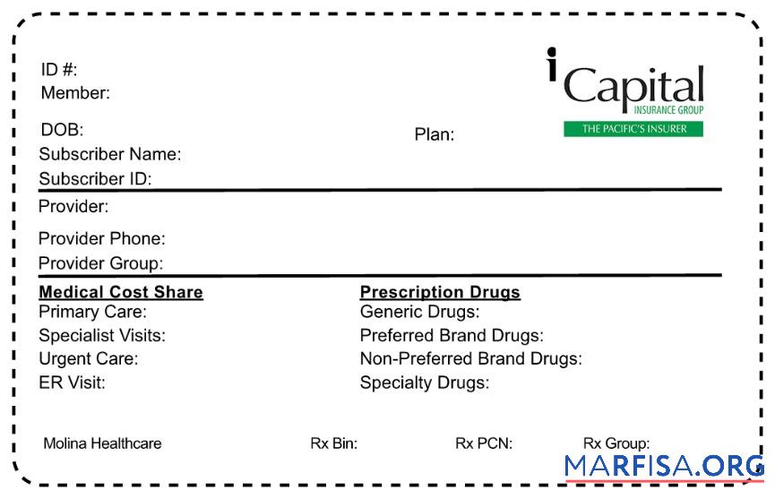 Downloadable Solomon Islands health insurance card real example